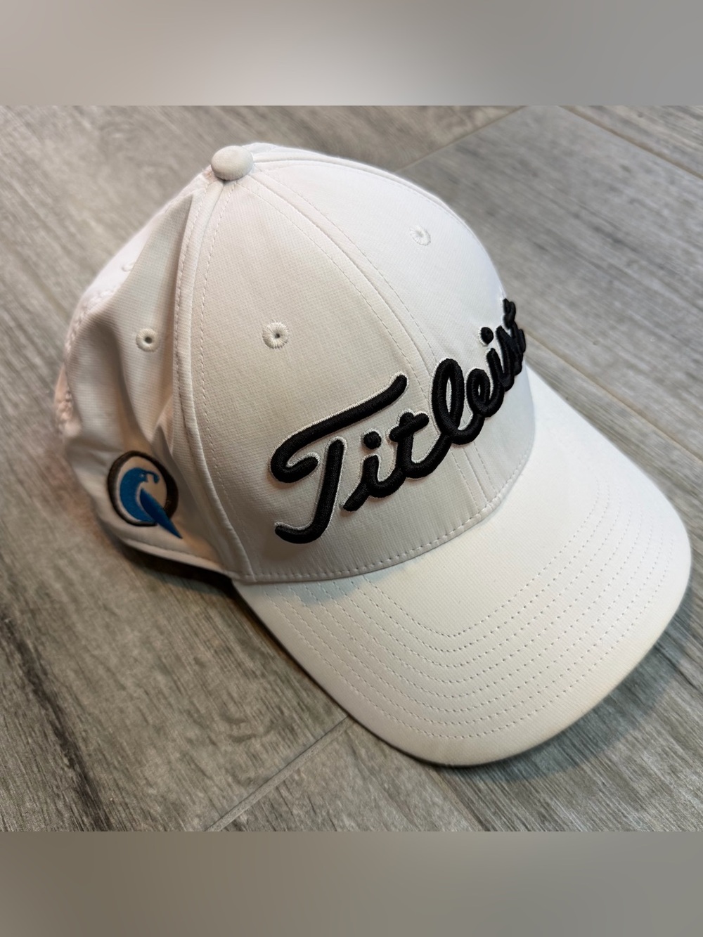 Titleist Golf Tour White Adjustable Cap Hat FootJoy Quail Creek Country Club FI